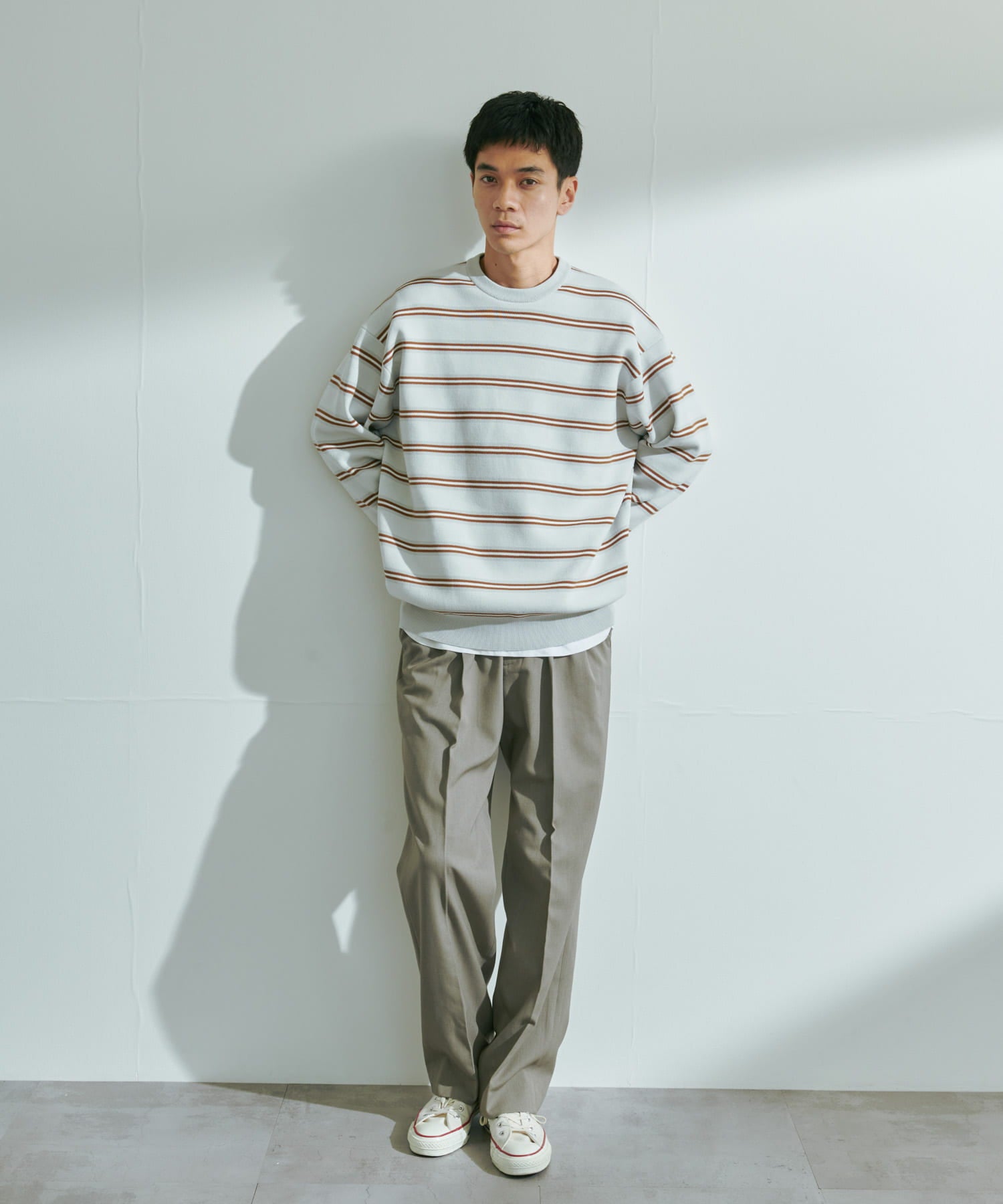 URBAN RESEARCH / UR TECH Renew Knit 輕量機能圓領針織衫