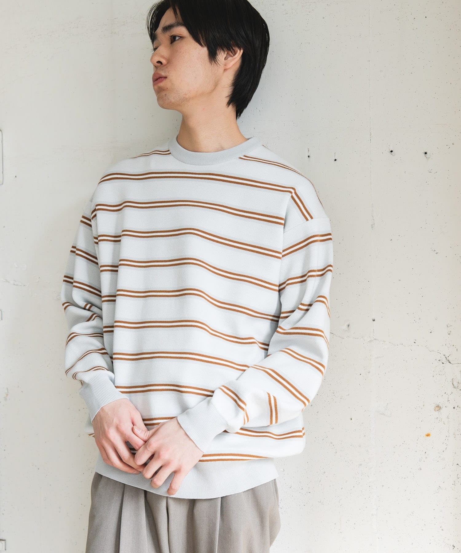 URBAN RESEARCH / UR TECH Renew Knit 輕量機能圓領針織衫
