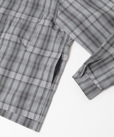 Snow Peak Snow Peak Apparel　FADE CHECK BREEZY SHIRTS / 淡色漸層格紋透氣襯衫