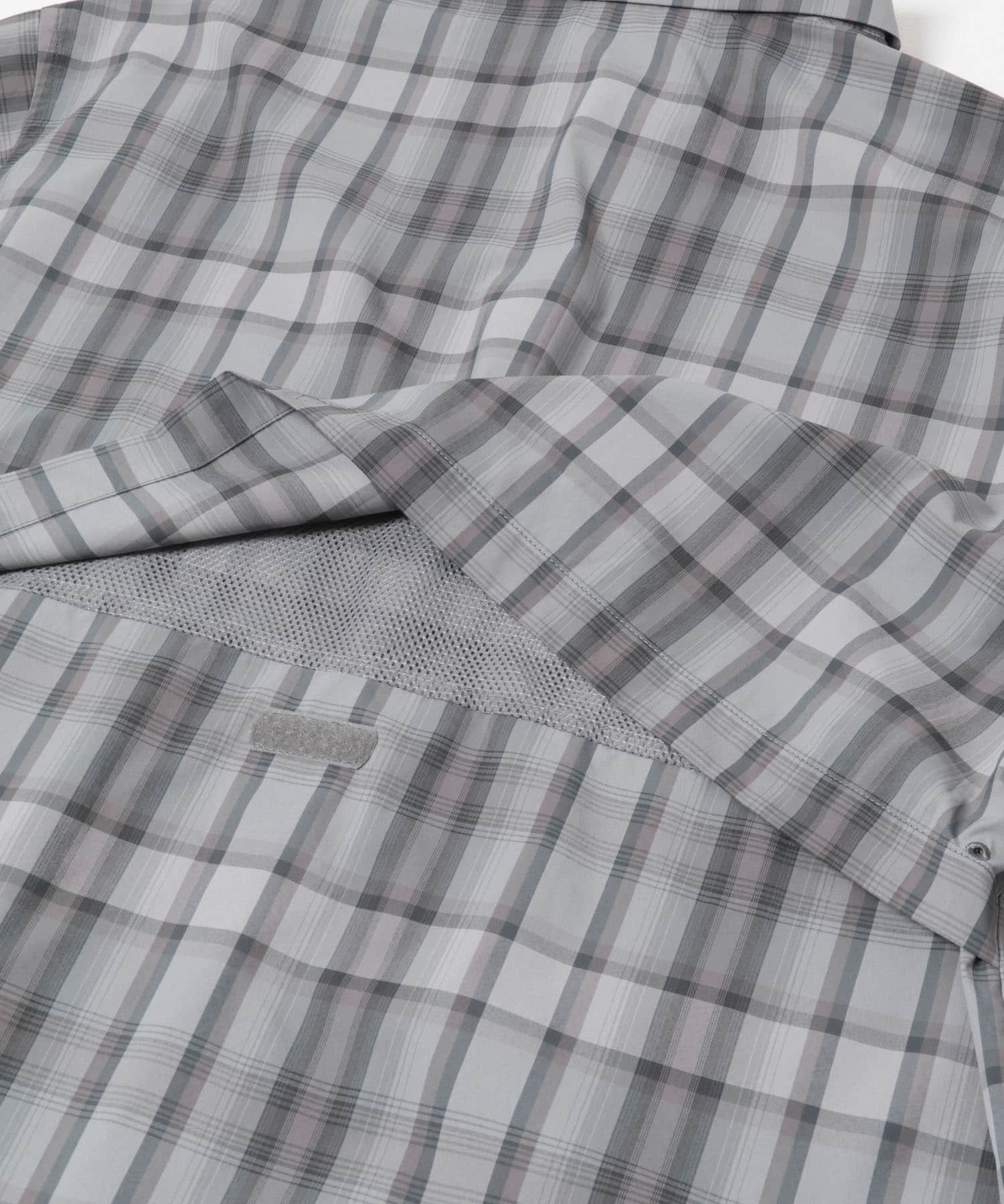Snow Peak Snow Peak Apparel　FADE CHECK BREEZY SHIRTS / 淡色漸層格紋透氣襯衫
