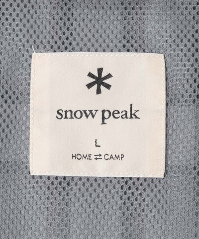 Snow Peak Snow Peak Apparel　FADE CHECK BREEZY SHIRTS / 淡色漸層格紋透氣襯衫