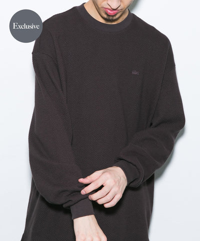 LACOSTE × DOORS / 重磅網眼布長袖T恤（日本聯名限定）