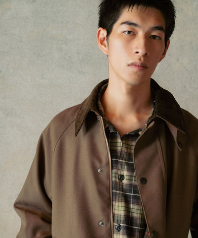 Barbour × URBAN RESEARCH / TRANSPORT 羊毛工裝外套（日本聯名限定）