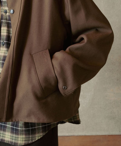 Barbour × URBAN RESEARCH / TRANSPORT 羊毛工裝外套（日本聯名限定）