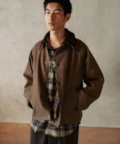 Barbour × URBAN RESEARCH / TRANSPORT 羊毛工裝外套（日本聯名限定）