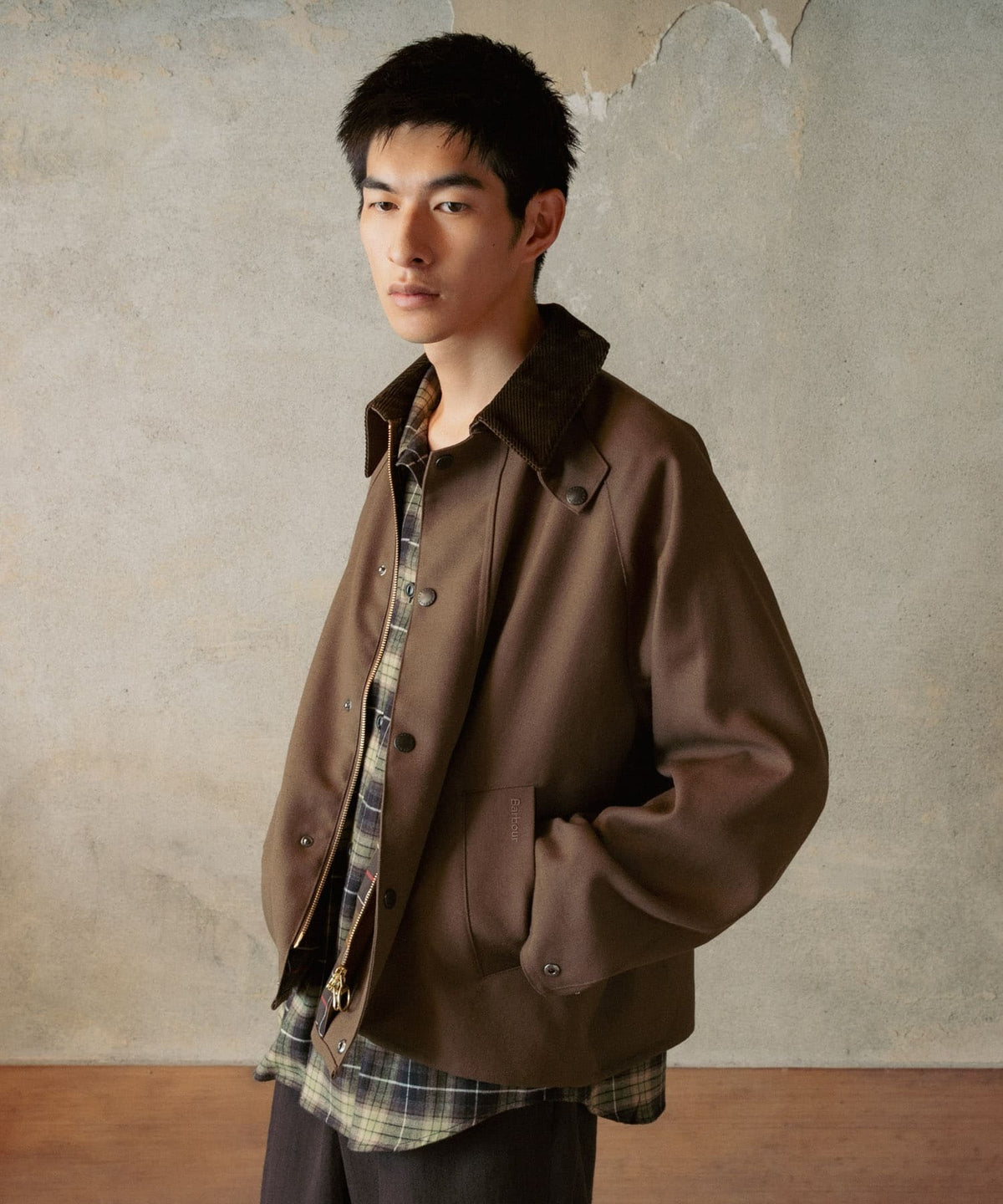 Barbour × URBAN RESEARCH / TRANSPORT 羊毛工裝外套（日本聯名限定）