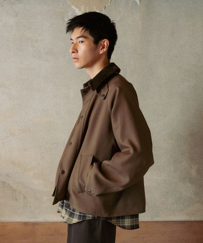 Barbour × URBAN RESEARCH / TRANSPORT 羊毛工裝外套（日本聯名限定）