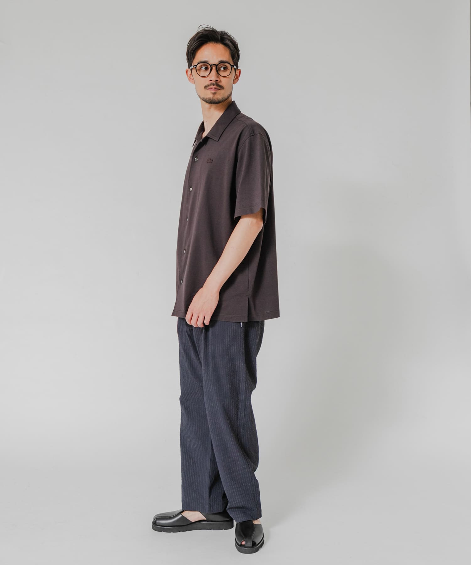 LACOSTE×URBAN RESEARCH　FUNCTIONAL PIQUE OP SHIRTS / 機能珠地開領襯衫