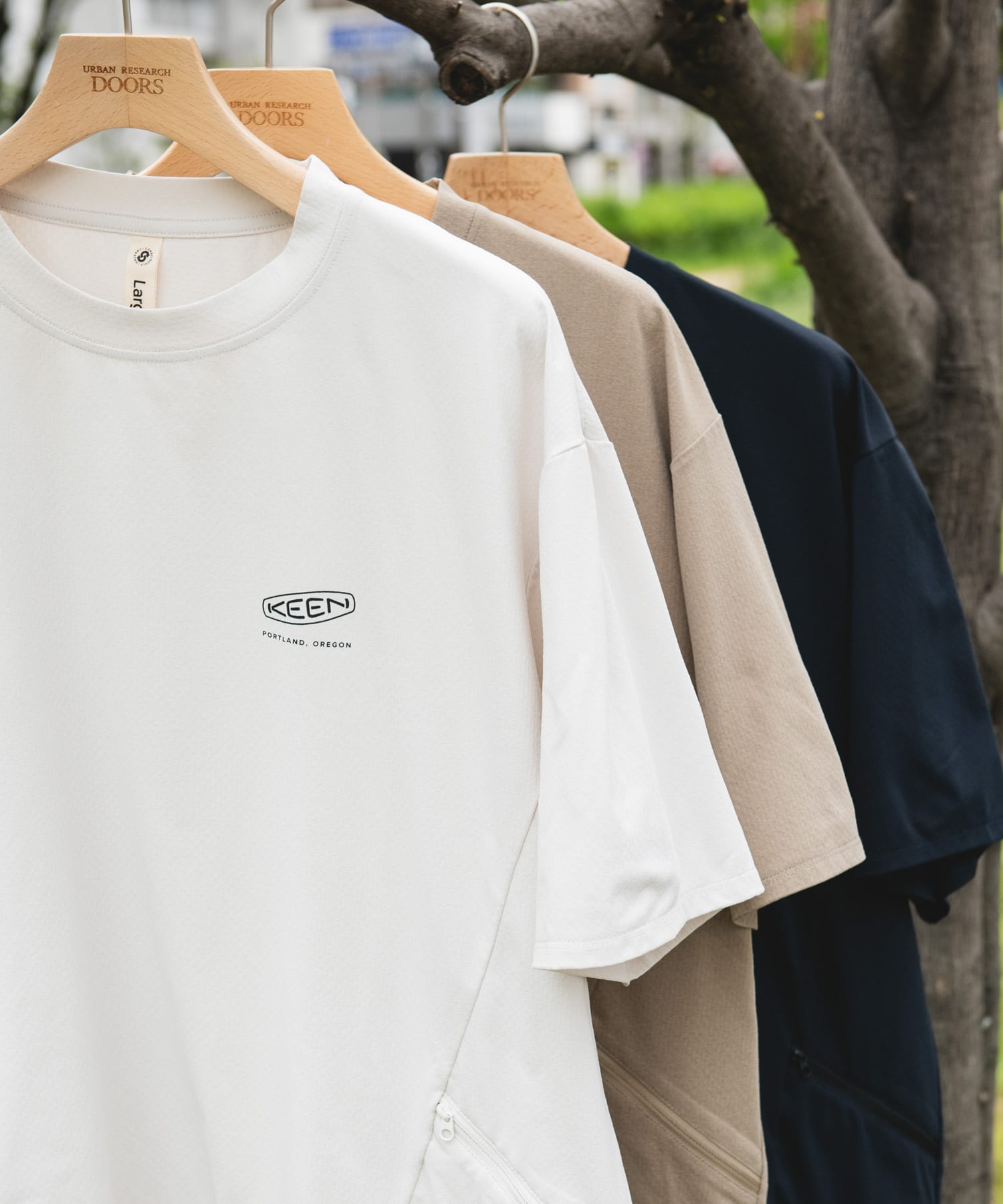 KEEN×DOORS　DRY TECH LOGO T-SHIRTS / 機能短袖T恤