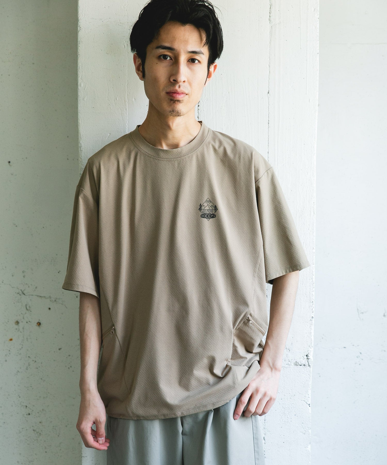 KEEN×DOORS　DRY TECH LOGO T-SHIRTS / 機能短袖T恤