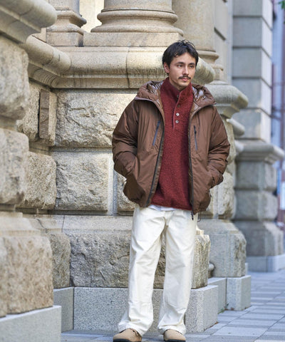 NANGA × DOORS / AURORA-TEX 防水羽絨連帽外套 26AW（日本聯名限定）