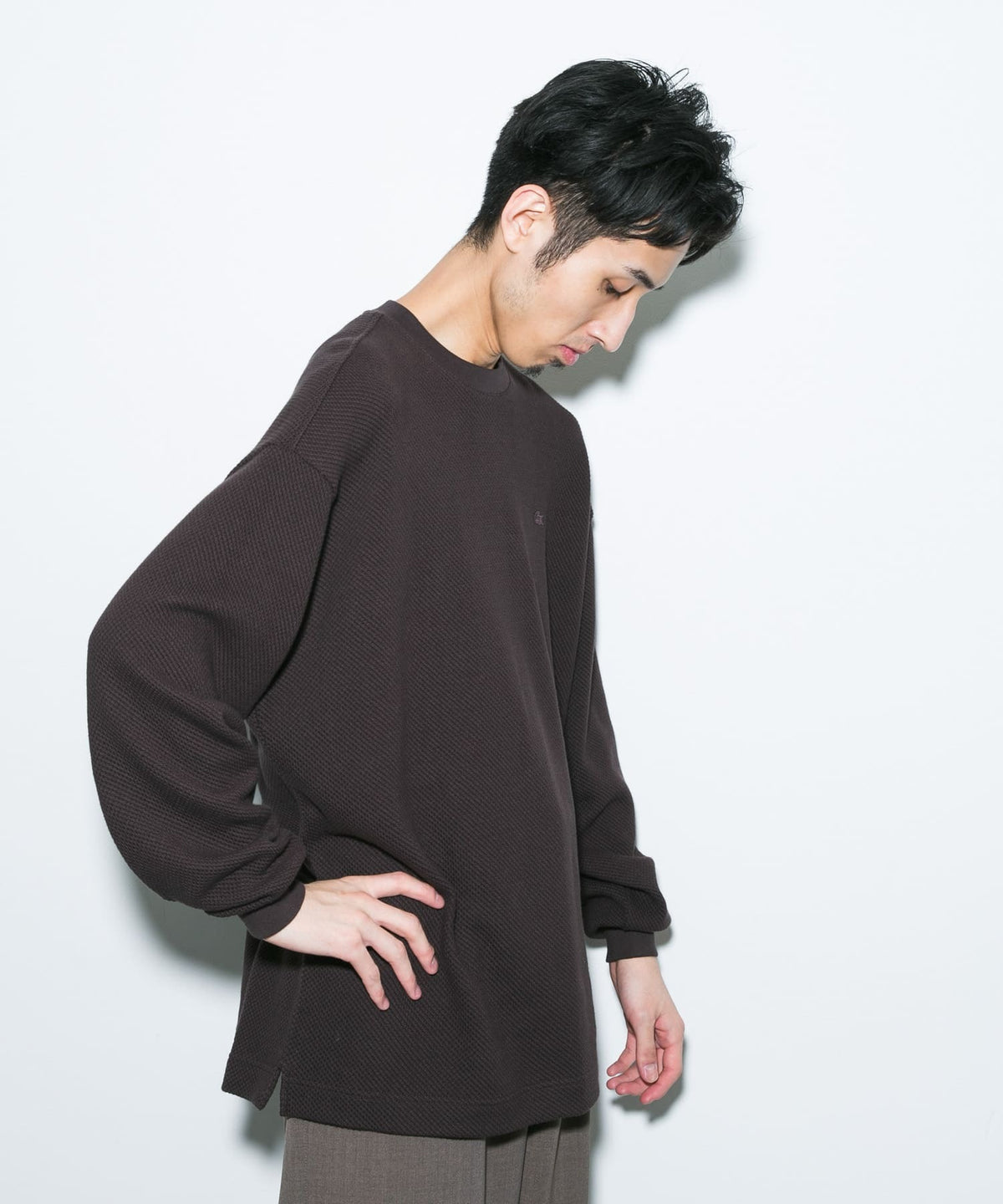 LACOSTE × DOORS / 重磅網眼布長袖T恤（日本聯名限定）