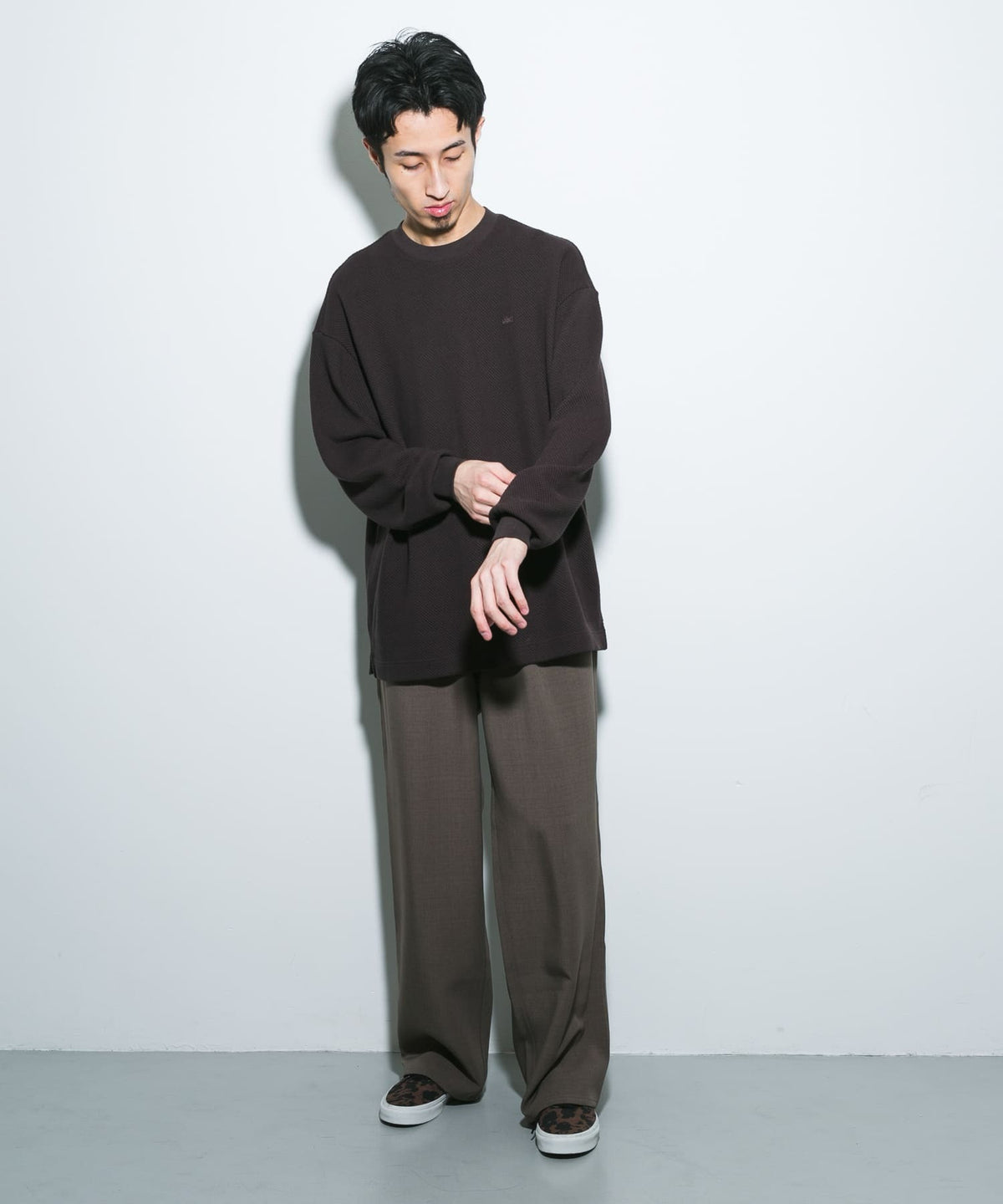 LACOSTE × DOORS / 重磅網眼布長袖T恤（日本聯名限定）