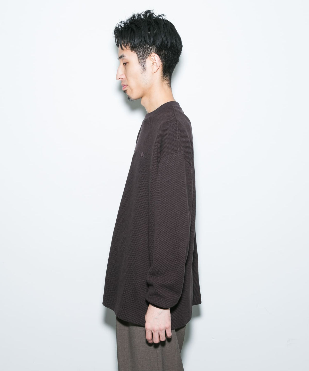 LACOSTE × DOORS / 重磅網眼布長袖T恤（日本聯名限定）