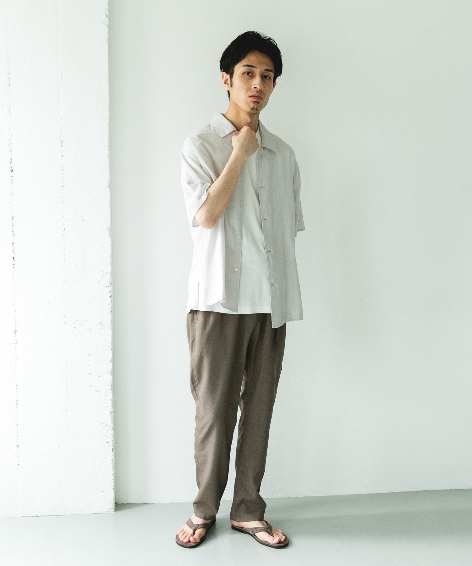 Gramicci for DOORS　Linen Like Trouser / 別注亞麻感錐形長褲