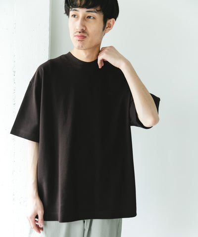 LACOSTE×DOORS　MOSS STITCH SHORT-SLEEVE T-SHIRTS / 鹿子布寬鬆短袖T恤