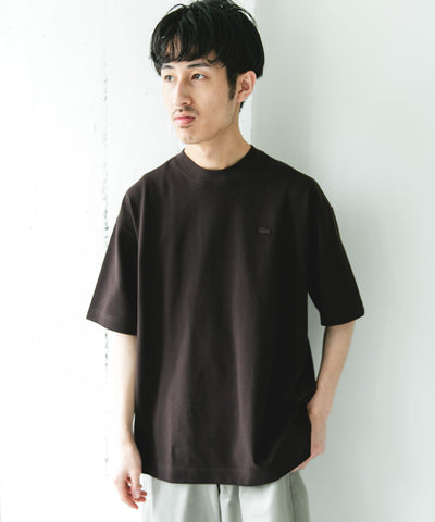 LACOSTE×DOORS　MOSS STITCH SHORT-SLEEVE T-SHIRTS / 鹿子布寬鬆短袖T恤