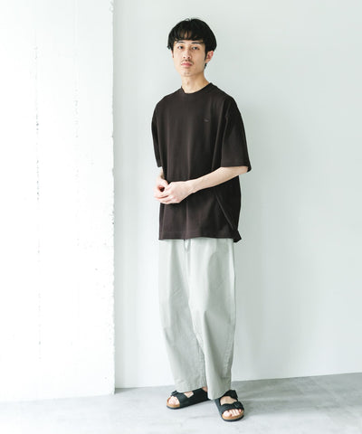 LACOSTE×DOORS　MOSS STITCH SHORT-SLEEVE T-SHIRTS / 鹿子布寬鬆短袖T恤
