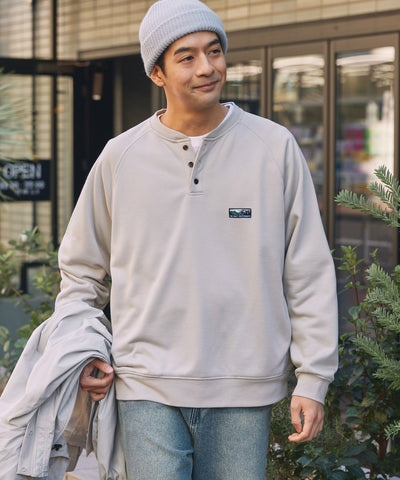 THE CRAFT CREW PRODUCTS / 11oz 厚磅亨利領領衫