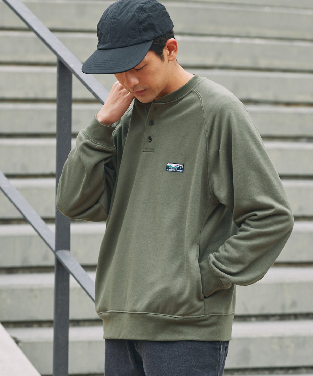 THE CRAFT CREW PRODUCTS / 11oz 厚磅 速乾 亨利領衫