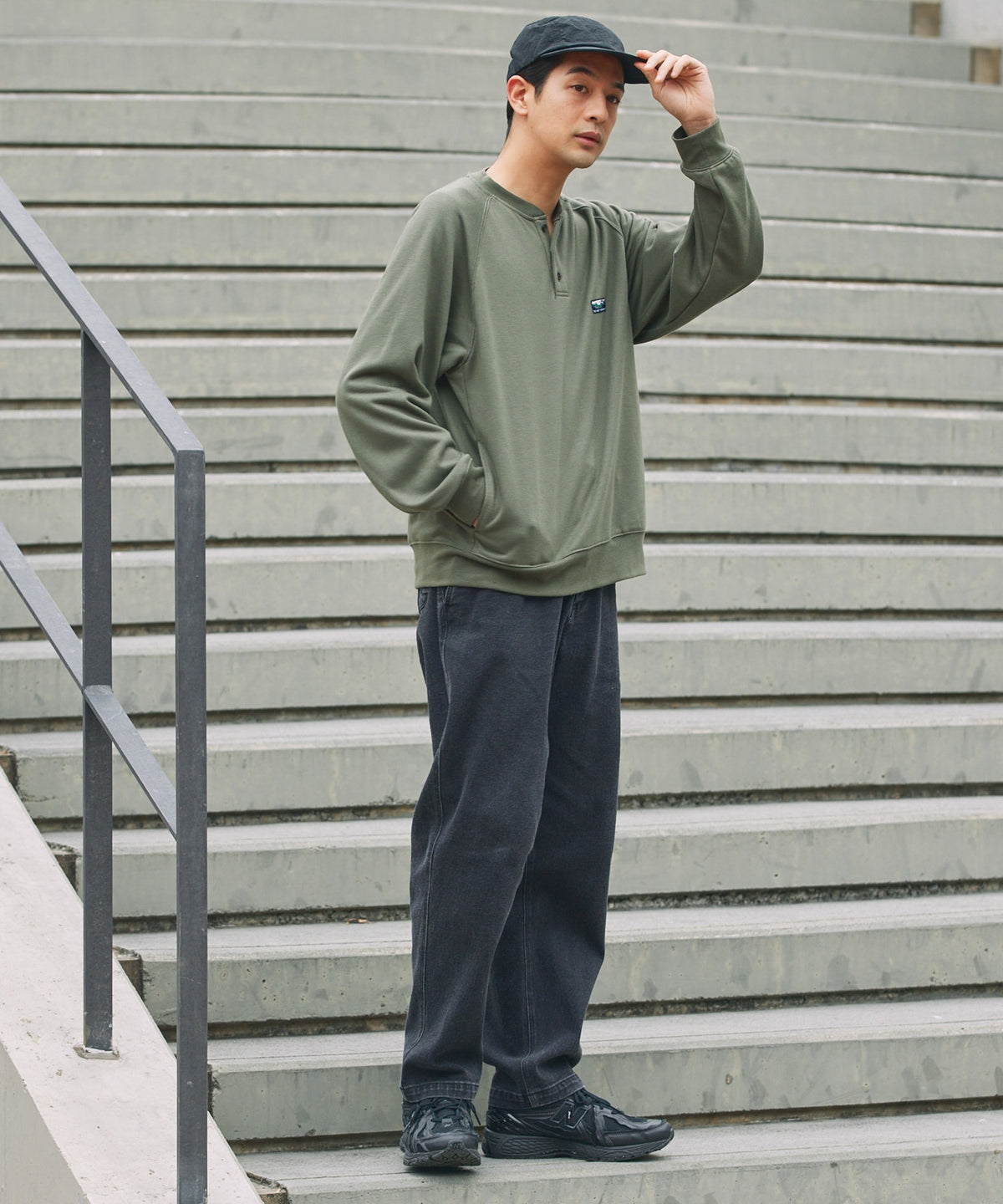 THE CRAFT CREW PRODUCTS / 11oz 厚磅 速乾 亨利領衫