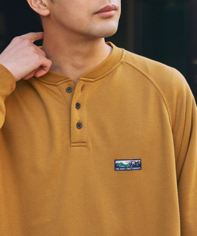 THE CRAFT CREW PRODUCTS / 11oz 厚磅 速乾 亨利領衫
