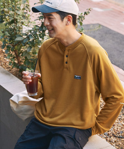 THE CRAFT CREW PRODUCTS / 11oz 厚磅 速乾 亨利領衫
