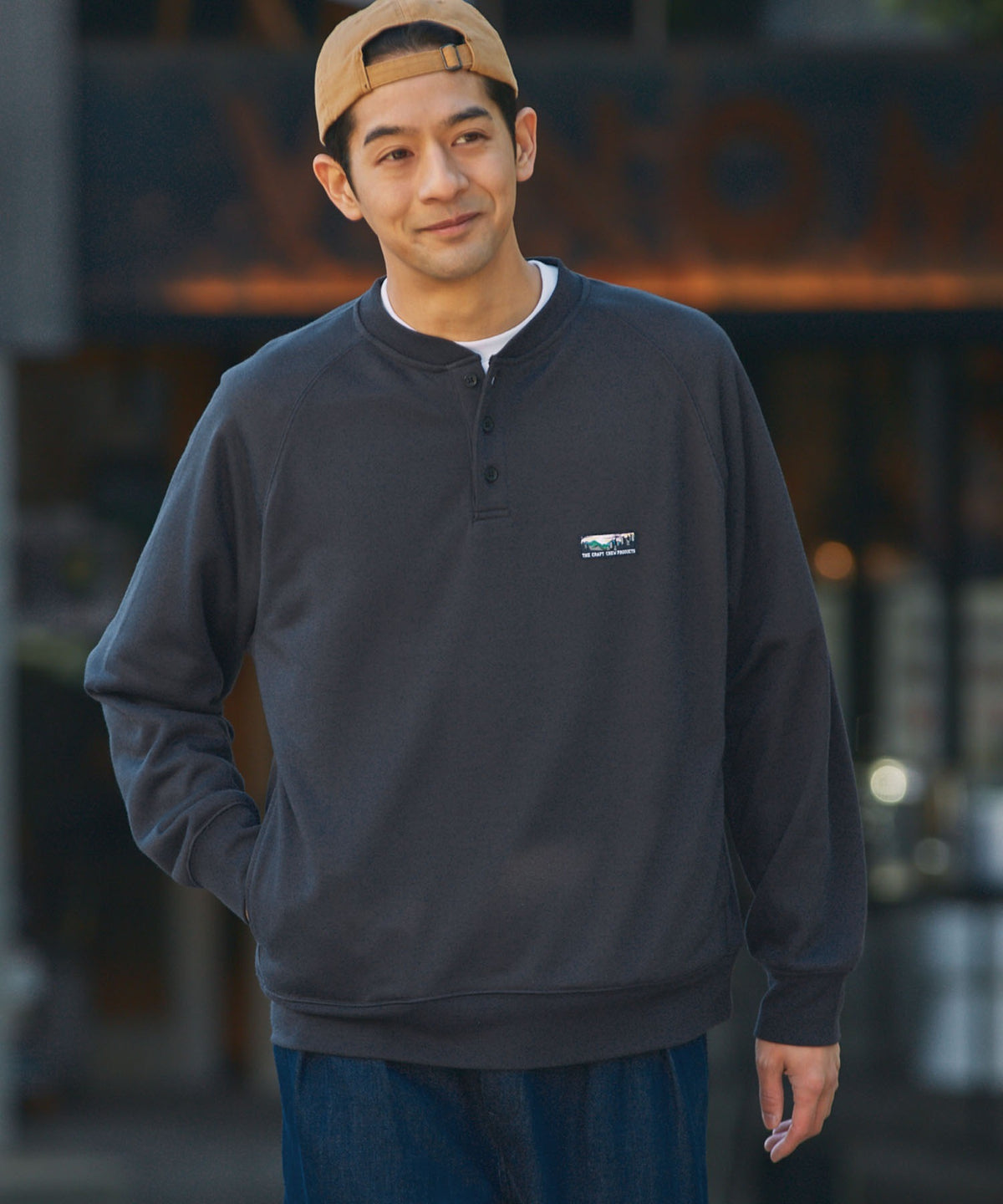 THE CRAFT CREW PRODUCTS / 11oz 厚磅 速乾 亨利領衫