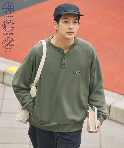 THE CRAFT CREW PRODUCTS / 11oz 厚磅 速乾 亨利領衫