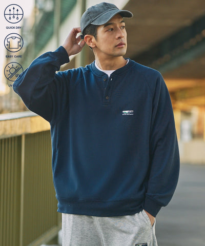 THE CRAFT CREW PRODUCTS / 11oz 厚磅 速乾 亨利領衫