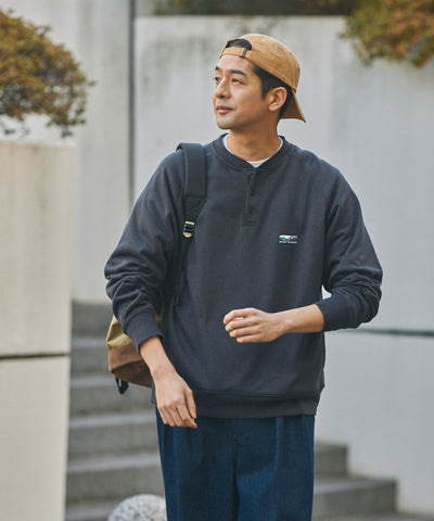 THE CRAFT CREW PRODUCTS / 11oz 厚磅 速乾 亨利領衫