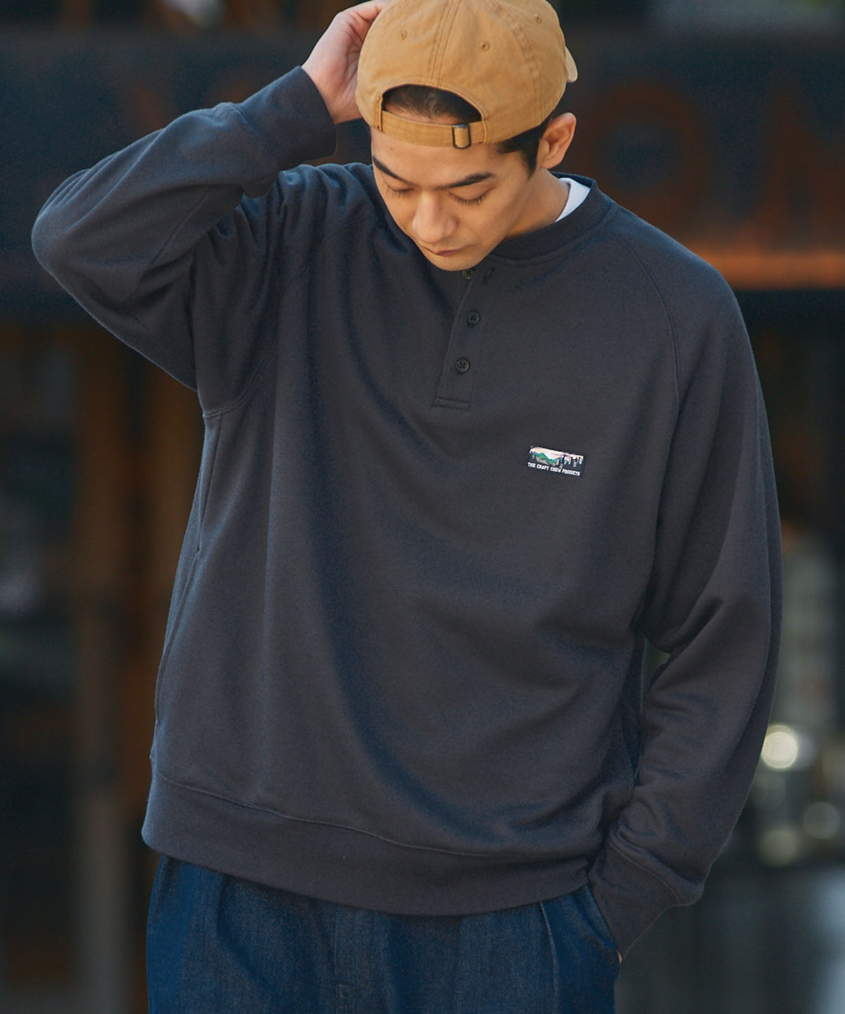 THE CRAFT CREW PRODUCTS / 11oz 厚磅 速乾 亨利領衫