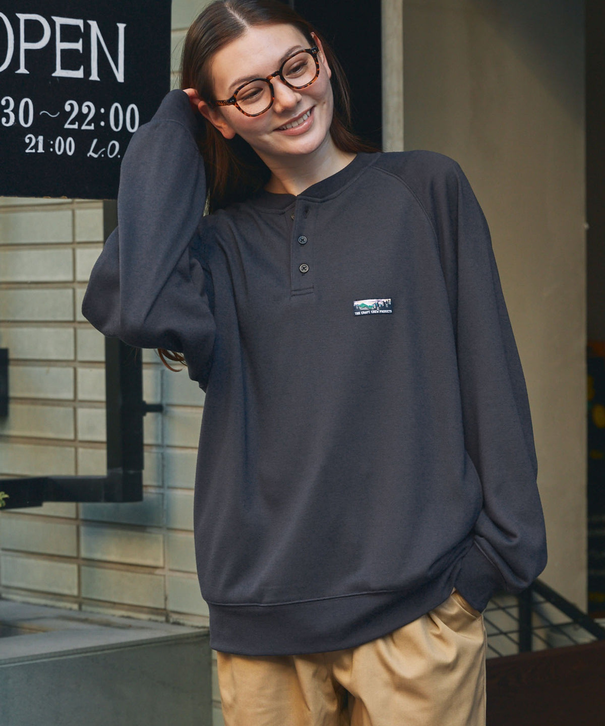 THE CRAFT CREW PRODUCTS / 11oz 厚磅 速乾 亨利領衫