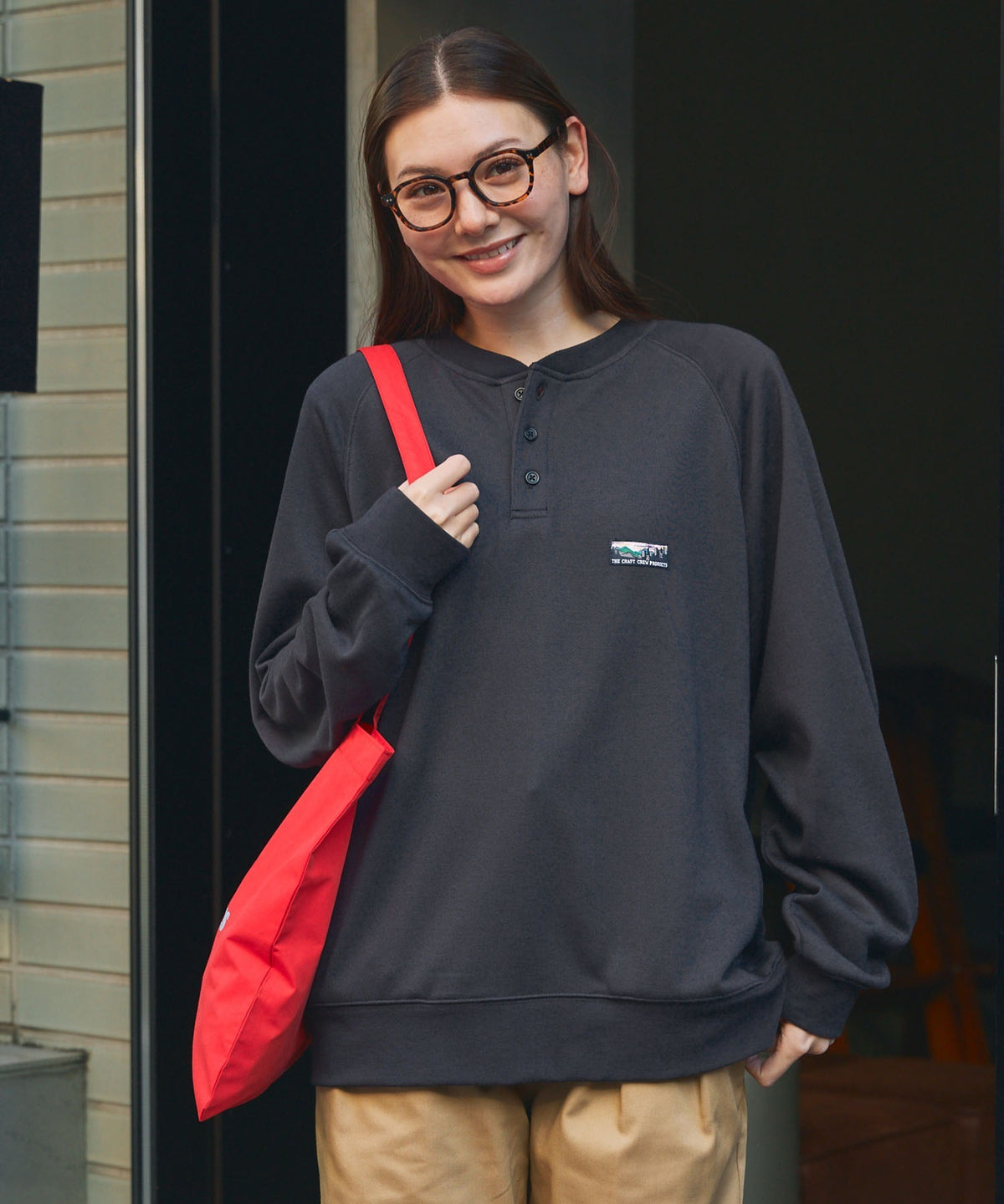 THE CRAFT CREW PRODUCTS / 11oz 厚磅 速乾 亨利領衫