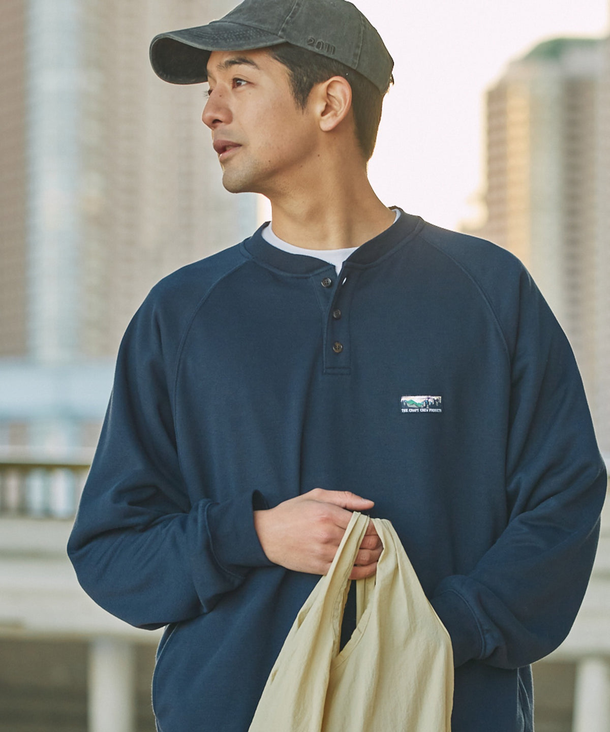 THE CRAFT CREW PRODUCTS / 11oz 厚磅 速乾 亨利領衫