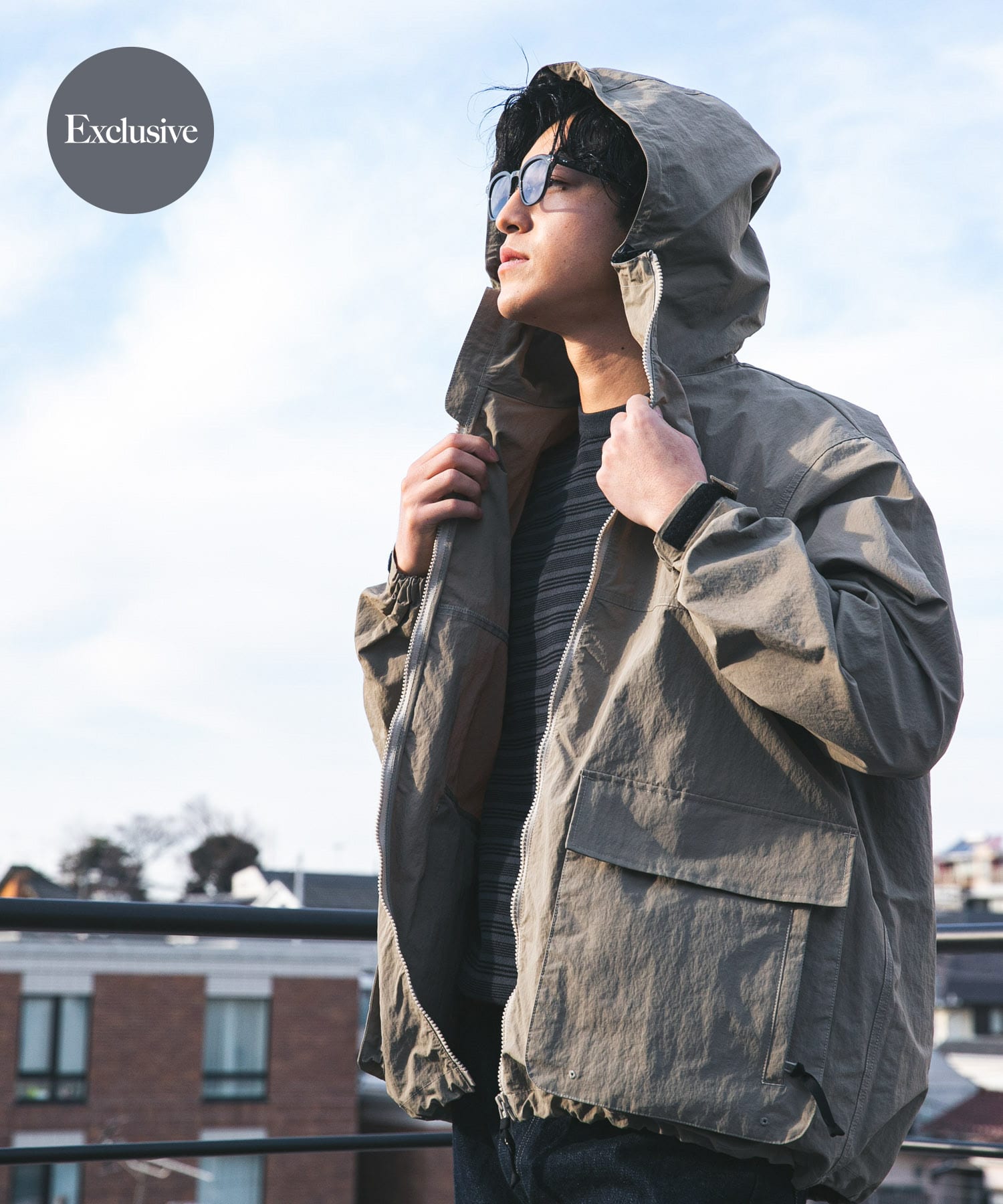 Snow Peak Apparel×DOORS　NYLON WASHER PARKA / 尼龍連帽外套