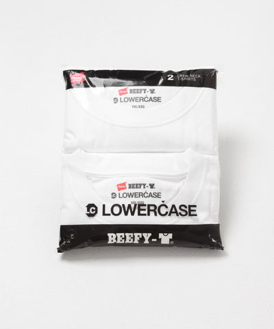HANES × LOWERCASE / BEEFY-T 厚磅短袖T恤（日本聯名限定）（兩件組）