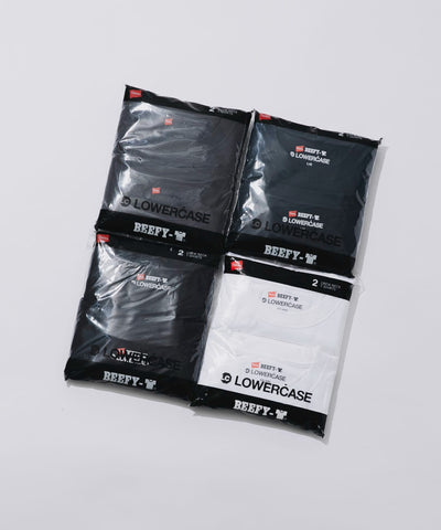 HANES × LOWERCASE / BEEFY-T 厚磅短袖T恤（日本聯名限定）（兩件組）