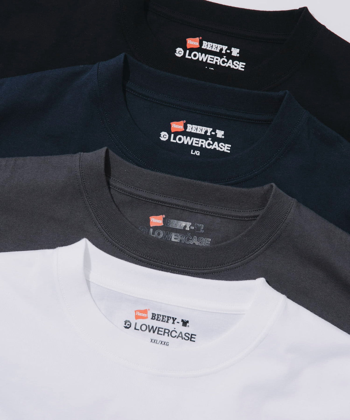 HANES × LOWERCASE / BEEFY-T 厚磅短袖T恤（日本聯名限定）（兩件組）