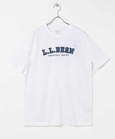 L.L.Bean　UNSHRINKABLE GRAPHIC T-SHIRTS / 經典校園 Logo 短袖T恤