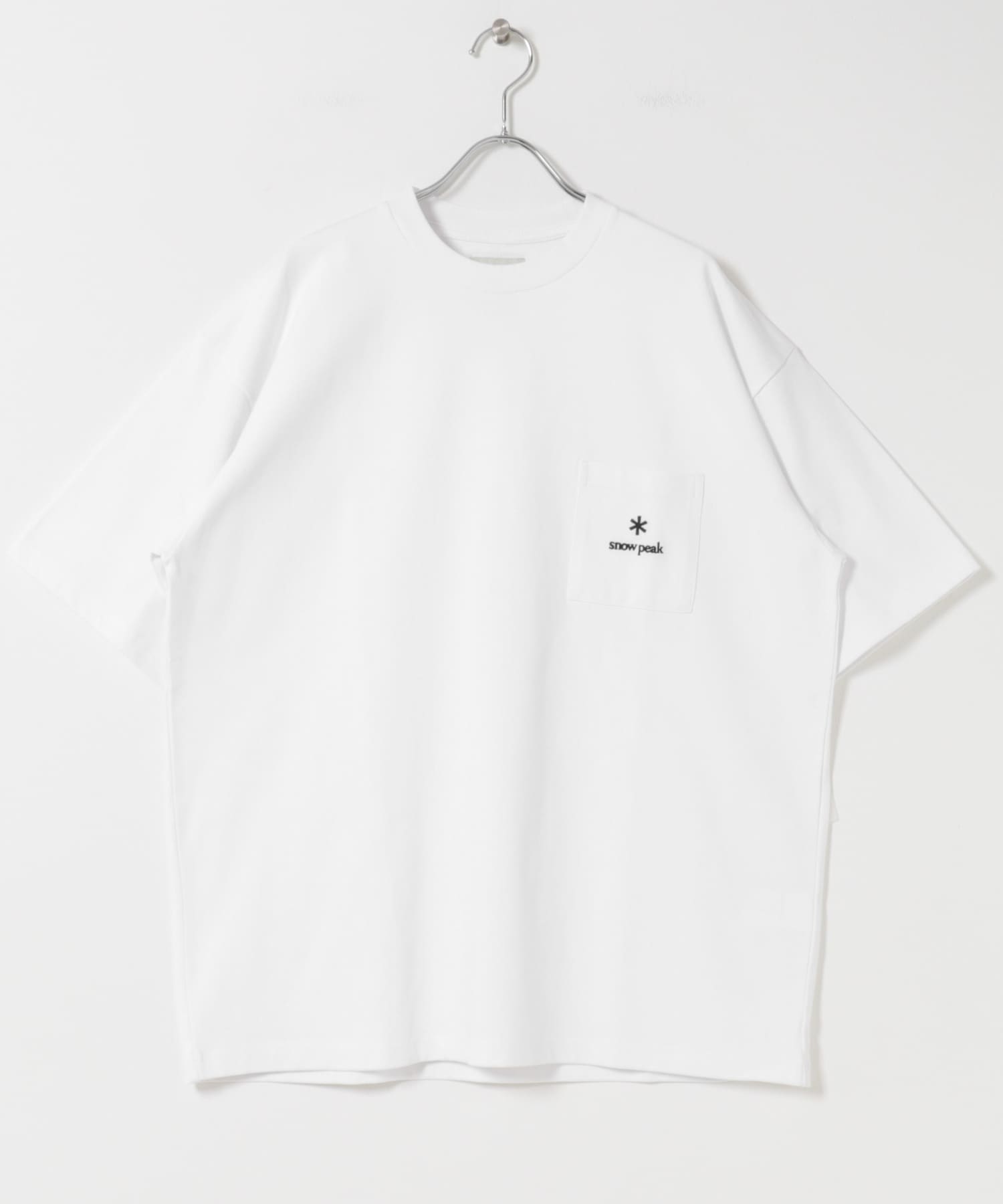Snow Peak Apparel×DOORS　POCKET LOGO SHORT-SLEEVE T-SHIRTS / 口袋刺繡短袖T恤