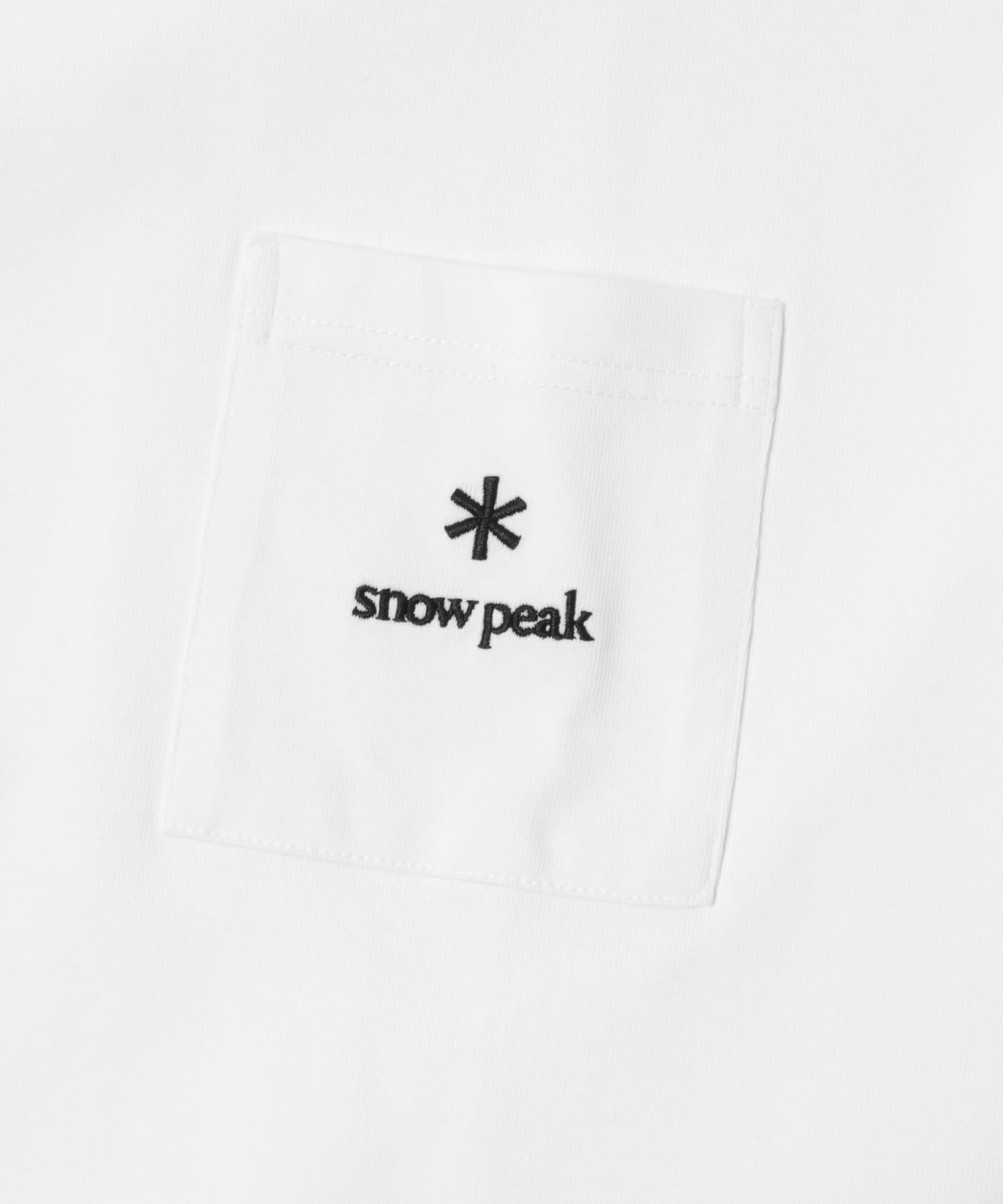 Snow Peak Apparel×DOORS　POCKET LOGO SHORT-SLEEVE T-SHIRTS / 口袋刺繡短袖T恤