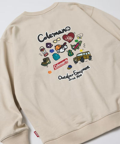 Coleman × kaoyorinakami / 戶外滿版圖案圓領衫（日本聯名限定）