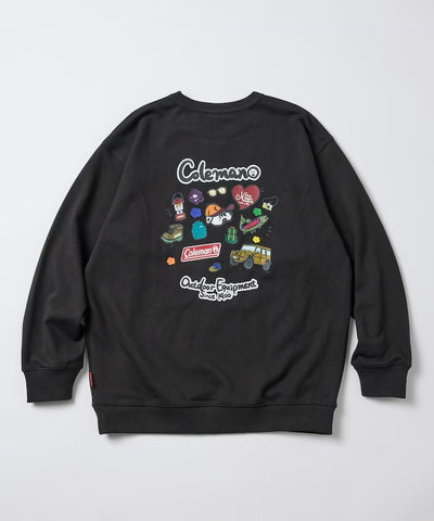 Coleman × kaoyorinakami / 戶外滿版圖案圓領衫（日本聯名限定）