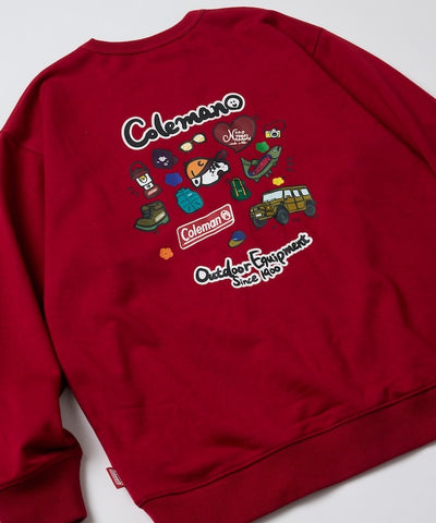 Coleman × kaoyorinakami / 戶外滿版圖案圓領衫（日本聯名限定）