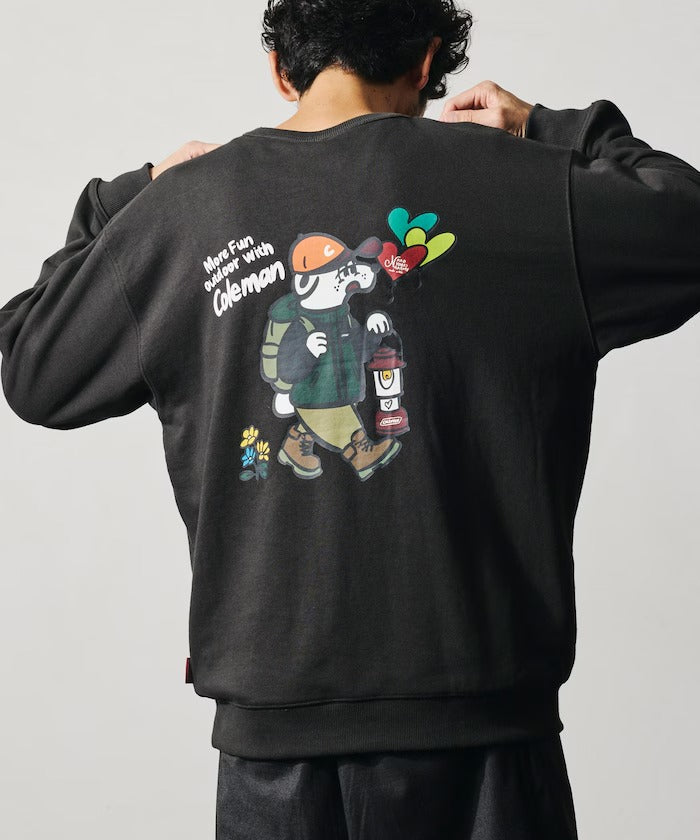 Coleman × kaoyorinakami / 熊熊背印圓領衫（日本聯名限定）