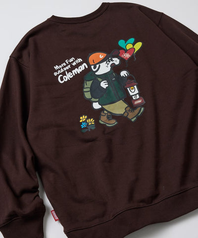 Coleman × kaoyorinakami / 熊熊背印圓領衫（日本聯名限定）