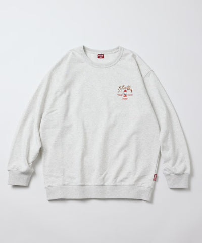 Coleman × FREAK'S STORE / 復古型錄貓咪圖案 圓領衫（日本聯名限定）