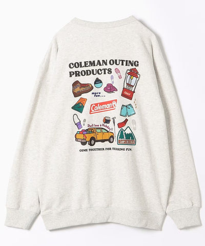 Coleman × FREAK'S STORE / 登山健行插畫 圓領衫（日本聯名限定）