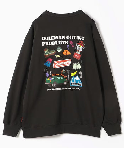 Coleman × FREAK'S STORE / 登山健行插畫 圓領衫（日本聯名限定）